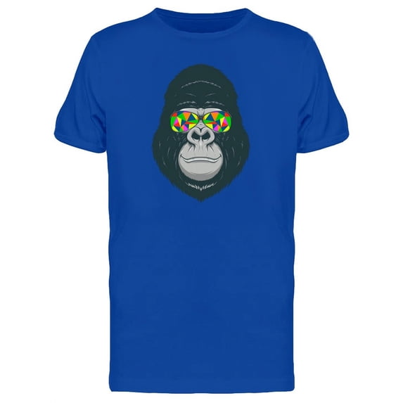 Happy Gorilla Abstract Glasses Tee Men's -Image by Shutterstock