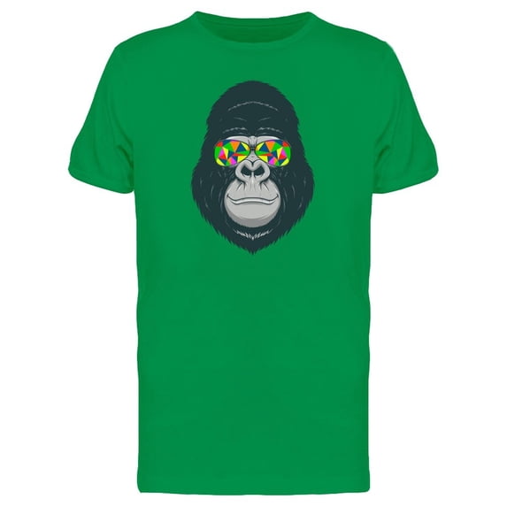 Happy Gorilla Abstract Glasses Tee Men's -Image by Shutterstock