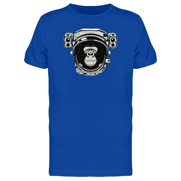 Happy Gorilla Astronaut T-Shirt Men -Image by Shutterstock, Male Small