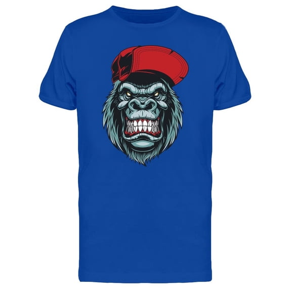 Happy Gorilla In A Red Cap Tee Men's -Image by Shutterstock