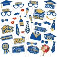 thumbnail image 1 of Happy Graduation 2025 Photo Booth Props 35pcs Funny Large Graduation Photo Props Class of 2025 Grad Decor with Sticks for Kids Boy Girl Women Men Graduation Party Favors Supplies Decorations, 1 of 9