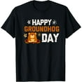 thumbnail image 1 of Happy Groundhog Day Punxsutawney Phil Marmota Lover T-Shirt Shirts, 1 of 3