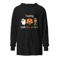thumbnail image 1 of Happy HalloThanksMas - Unisex Hooded Long-sleeve T-shirt, 1 of 6