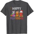 Happy Hallothanksmas 2024 T. Cotton Gift . Full Size Unisex Comfort Tee