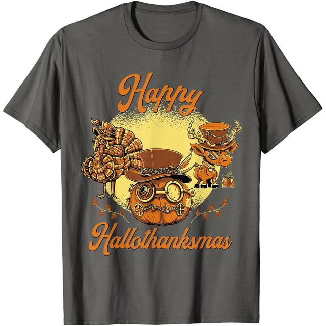 Happy Hallothanksmas . Cotton Gift . Full Size . Comfort Colors Unisex
