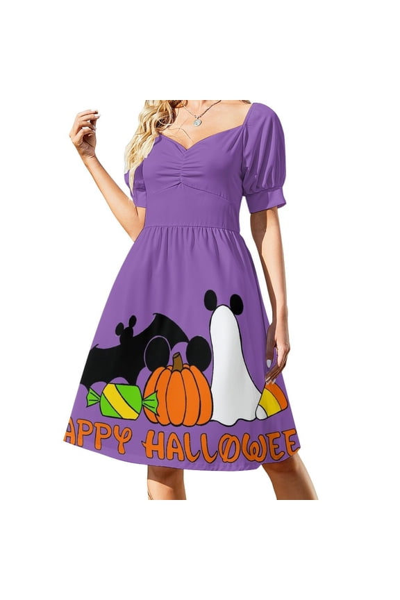 Happy Halloween 2020 Dress women's summer clothing 2024 Dance dresses