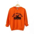 thumbnail image 1 of Happy Halloween Arch Distressed - Women's Graphic Sweatshirt, 1 of 12