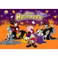 Happy Halloween Backdrop for Party Supplies 5x3.3ft Mickey Mouse Theme