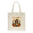 thumbnail image 1 of Happy Halloween Basset Hound Witches Hat Pumpkin Carving Canvas Tote Bag Bassets Dog Breed Lovers Gifts Idea Reusable Shopping Grocery Bag - 02019, 1 of 5