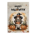 thumbnail image 1 of Happy Halloween Basset Hound Witches Hat Pumpkin Carving Vertical Matte Canvas Poster Bassets Dog Breed Lovers Gifts Idea Wall Art Home Decor - 02019, 1 of 5