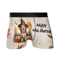 thumbnail image 1 of Happy Halloween Beagle Witches Hat Pumpkin Carving All Over Print Boxer Briefs Underwear for Men Dad Beagles Dog Lover Gifts Idea - 02019, 1 of 6