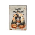 thumbnail image 1 of Happy Halloween Bernese Mountain Dog Witches Hat Pumpkin Carving Travel Passport Wallet Berner Lover Gifts PU Leather Passport Holder Cover - 02019, 1 of 5