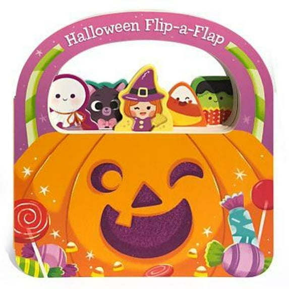 Pre-Owned Happy Halloween Flip-a-Flap Lift-a-Flap Board Book Board Book Rosa Vonfeder, Cottage Door Press