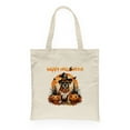 thumbnail image 1 of Happy Halloween Boxer Witches Hat Pumpkin Carving Canvas Tote Bag Boxers Dog Lover Gifts Idea Reusable Shopping Grocery Bag - 02019, 1 of 5