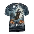 thumbnail image 1 of Happy Halloween Boykin Spaniel Witch Pumpkins Bats All Over Print 3D Shirt Unisex Merch Dog Lover - 13012, 1 of 6