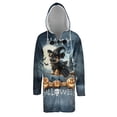thumbnail image 1 of Happy Halloween Brussels Griffon Witch Pumpkins Bats All Over Print 3D Hooded Duffle Toggle Coat Griff Dog Lover - 13012, 1 of 6