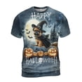 thumbnail image 1 of Happy Halloween Brussels Griffon Witch Pumpkins Bats All Over Print 3D Shirt Unisex Merch Griff Dog Lover - 13012, 1 of 6