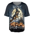 thumbnail image 1 of Happy Halloween Bullmastiff Witch Pumpkins Bats All Over Print 3D Baseball Shirt Dog Lover Softball Sport - 13012, 1 of 6