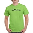 thumbnail image 1 of Happy Halloween Calligraphy T-Shirt Men -Image by Shutterstock, Male Small, 1 of 4