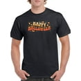 thumbnail image 1 of Happy Halloween! Candycorn Text T-Shirt Men -Image by Shutterstock, Male Medium, 1 of 4