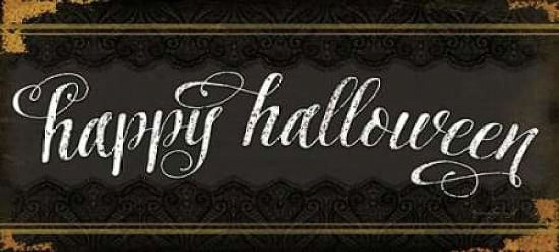 Happy Halloween Canvas Art - Jennifer Pugh (10 x 20)