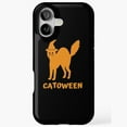 thumbnail image 1 of Happy Halloween Cat Meme Catoween Compatible Phone Case for iPhone 11–17 Pro Max, 1 of 2