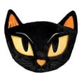 thumbnail image 1 of Happy Halloween Cat Shaped Throw Pillow Stuffed Soft Animal Shaped Halloween Cushion Pillow For Bed Couch Sofa Cushion Car (Black 13X10.5 In). Pillow Case Home Decor, 1 of 6