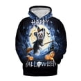 thumbnail image 1 of Happy Halloween Chinese Crested Witch Pumpkins Bats All Over Print 3D Hoodie Unisex Merch Hoodies Dog Lover - 13012, 1 of 6