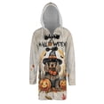 thumbnail image 1 of Happy Halloween Cocker Spaniel Witches Hat Pumpkin Carving All Over Print 3D Hooded Duffle Toggle Coat Cockers Dog Lover Gifts - 02019, 1 of 6