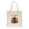 thumbnail image 1 of Happy Halloween Cocker Spaniel Witches Hat Pumpkin Carving Canvas Tote Bag Cockers Dog Lover Gifts Reusable Shopping Grocery Bag - 02019, 1 of 5
