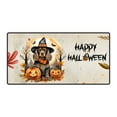 thumbnail image 1 of Happy Halloween Cocker Spaniel Witches Hat Pumpkin Carving Desk Mat Full Keyboard Mouse Pad Cockers Dog Lover Gifts Large Mousepad - 02019, 1 of 5
