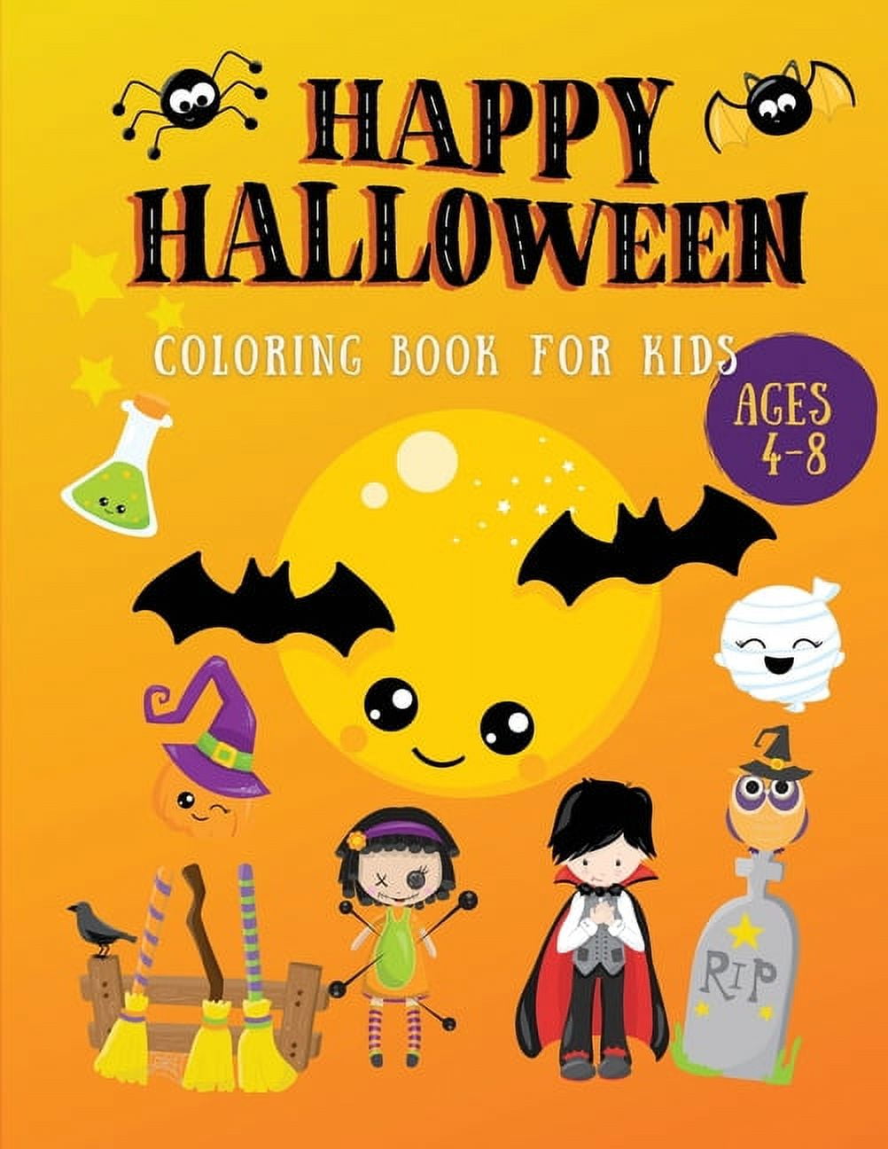 Max Fun 24 Pack Halloween Coloring Books for Kids Ages 2-4 4-8 8-12, Bulk  Mini Coloring Books for Boys Girls, Halloween Trick or Treat Goodie Bag