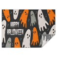 thumbnail image 1 of Happy Halloween Cute Ghost Table Cloth Waterproof Spillproof Tablecolths Table Covers Horror Pumpkin Ghost Rectangle Table Cloths for Party Picnic Dinner Decor, 1 of 1