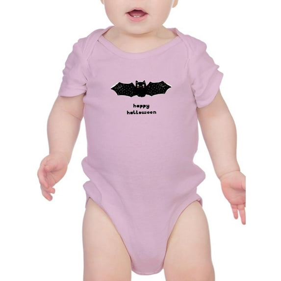 Happy Halloween Cute Little Bat Bodysuit Infant -Image by Shutterstock, 18 Months