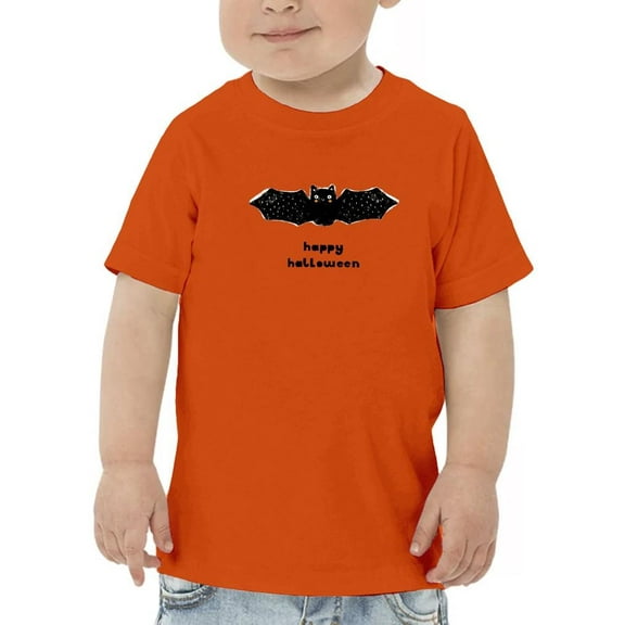 Happy Halloween Cute Little Bat T-Shirt Toddler -Image by Shutterstock,  2 Toddler