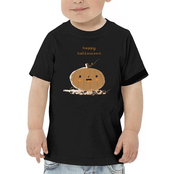 Happy Halloween Cute Pumpkin T-Shirt Toddler -Image by Shutterstock,  4 Toddler