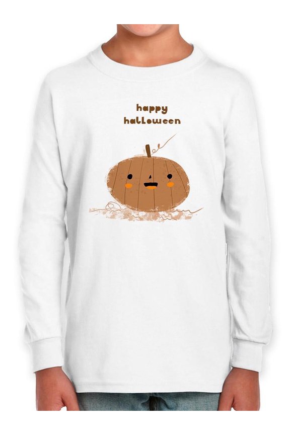 Happy Halloween Cutie Pumpkin Long Sleeve Toddler -Image by Shutterstock, 5 Toddler