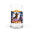thumbnail image 1 of Happy Halloween Dachshund Witch Pumpkins Bats 16oz Glass Cup Mug Wiener Dog Lover Gifts Idea Glass Can - 13012, 1 of 5