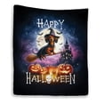 thumbnail image 1 of Happy Halloween Dachshund Witch Pumpkins Bats Quilt Blanket Wiener Dog Lover Gifts Idea Cozy Comforter Throw Blanket - 13012, 1 of 5