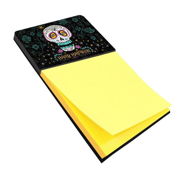 Happy Halloween Day of the Dead Sticky Note Holder