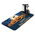 thumbnail image 1 of Happy Halloween Dish Drying Mat 17x31.5 Inch Pumpkin Spooky Kitchen Drying Mat Absorbant Collapsible Dish Drying Pad for Dining Table Coffee Bar, 1 of 4