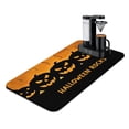 thumbnail image 1 of Happy Halloween Dish Drying Mat for Kitchen Counter 17x31.5 Inch Pumpkin Skull Bat Spider Coffee Bar Mat Non Slip Foldable Washable Dishes Plate Glass Dry Draining Pad for Coffee Tables Coffee Bars, 1 of 4