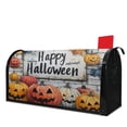 thumbnail image 1 of Happy Halloween Evil Pumpkin Fall Mailbox Covers,Magnetic 18x21 Inch Mailbox Wrap Waterproof Durable Halloween Box Wraps for Rustic Farmhouse Home Decorative, 1 of 5