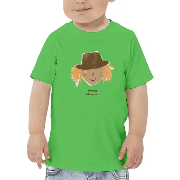Happy Halloween  Funny Scarecrow T-Shirt Toddler -Image by Shutterstock,  4 Toddler