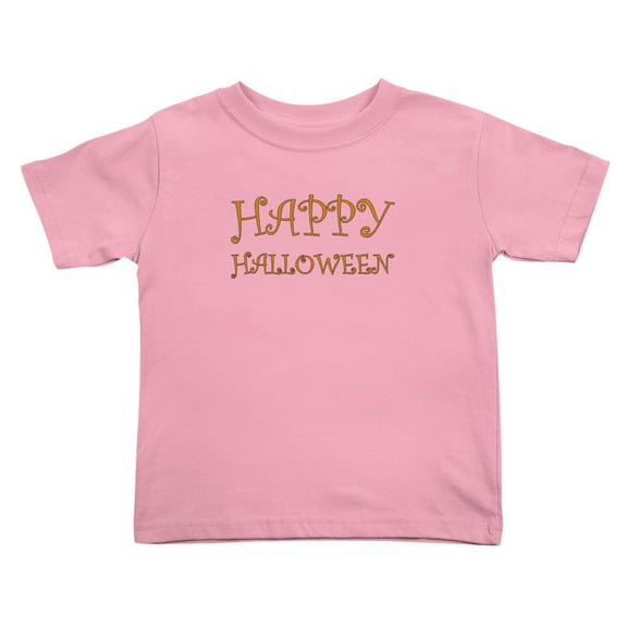 Happy Halloween Funny Toddler T Shirts for Boys Girls (Pink, Youth M)