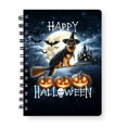 thumbnail image 1 of Happy Halloween German Shepherd Witch Pumpkins Bats Spiral Bound Journal Alsatian Dog Lover Gifts 5x7in Spiral Notebook - 13012, 1 of 5