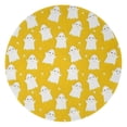 thumbnail image 1 of Happy Halloween Ghost Pattern Round Blanket,Comfortable Soft Flannel Throw Blanket,All Season,Warm Lightweight Blankets for Sofa Bed Couch Living Room Chair 60"x60", 1 of 5