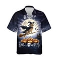 thumbnail image 1 of Happy Halloween Golden Retriever Witch Pumpkins Bats Hawaiian Shirt Breathable Summer Unisex Merch Goldens Dog Lover Gifts Idea - 13012, 1 of 6