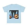 thumbnail image 1 of Happy Halloween, Halloween Ghost and Pumpkins, Unisex Heavy Cotton Tee, 1 of 4