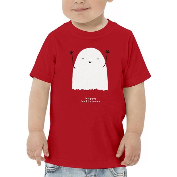 Happy Halloween Happy Ghost T-Shirt Toddler -Image by Shutterstock, 2 Toddler